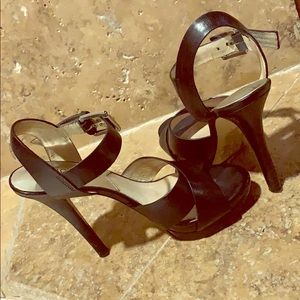 Michael Kors 5” platform black heels
